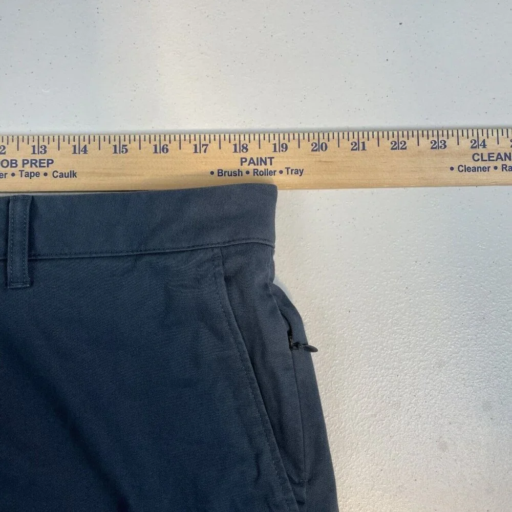 J Crew Thompson‎ Flex Pants Men's Size 36 Blue Cotton Poly Stretch Office Career